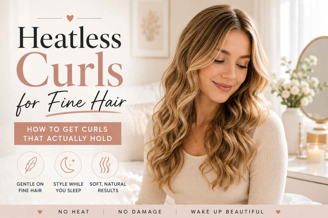 Heatless Curls for Fine Hair: How to Get Curls That Actually Hold