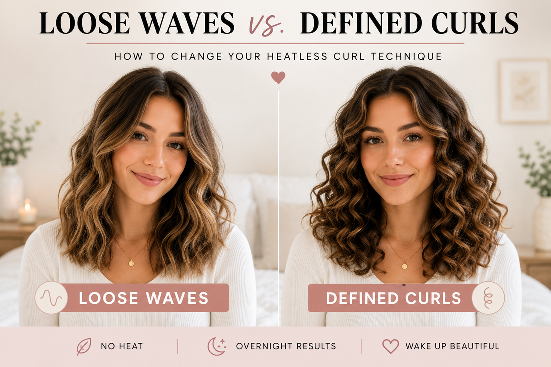 Loose Waves vs. Defined Curls: How to Change Your Heatless Curl Technique