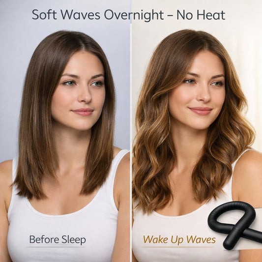 NocheSuave Heatless Curls Overnight Hair Curler, Satin Curling Rod Headband, Heatless Curlers to Sleep In, Soft No Heat Hair Curlers for Long & Medium Hair